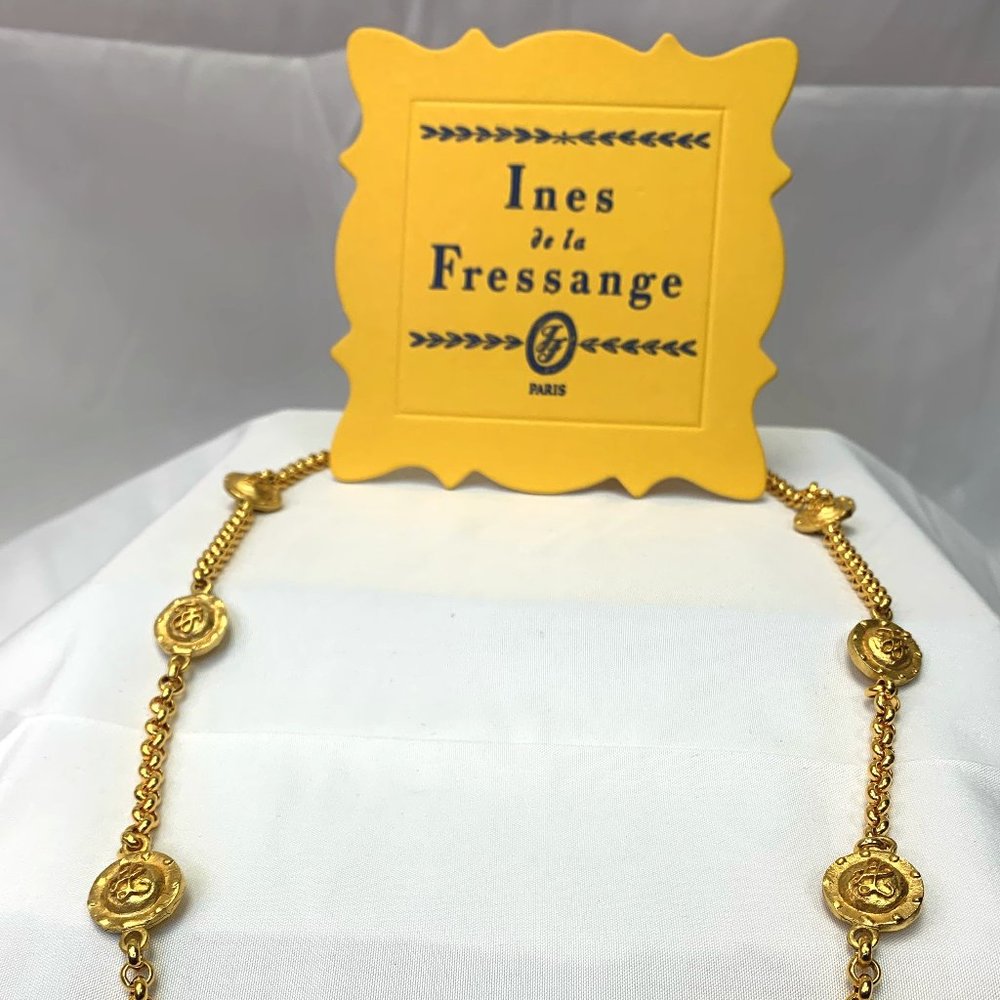 Ines de la Fressange - Brass Necklace ✨